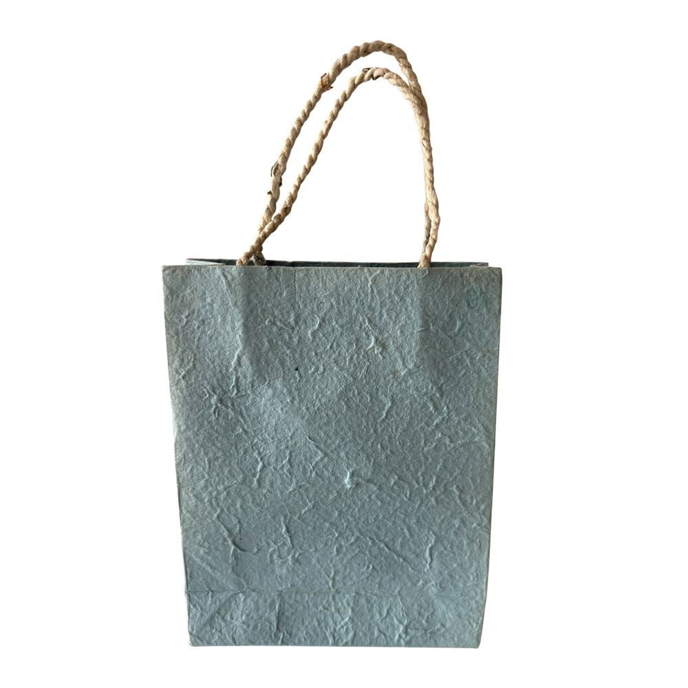 Mulberry Paper Gift Bag, Assorted Plain Colour, 15x19x5.5cm, Pack of 10