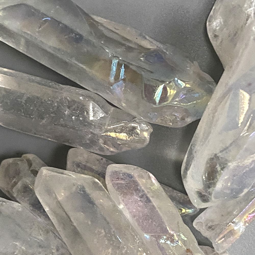 Electroplated Quartz Points, 2-3cm, Single
