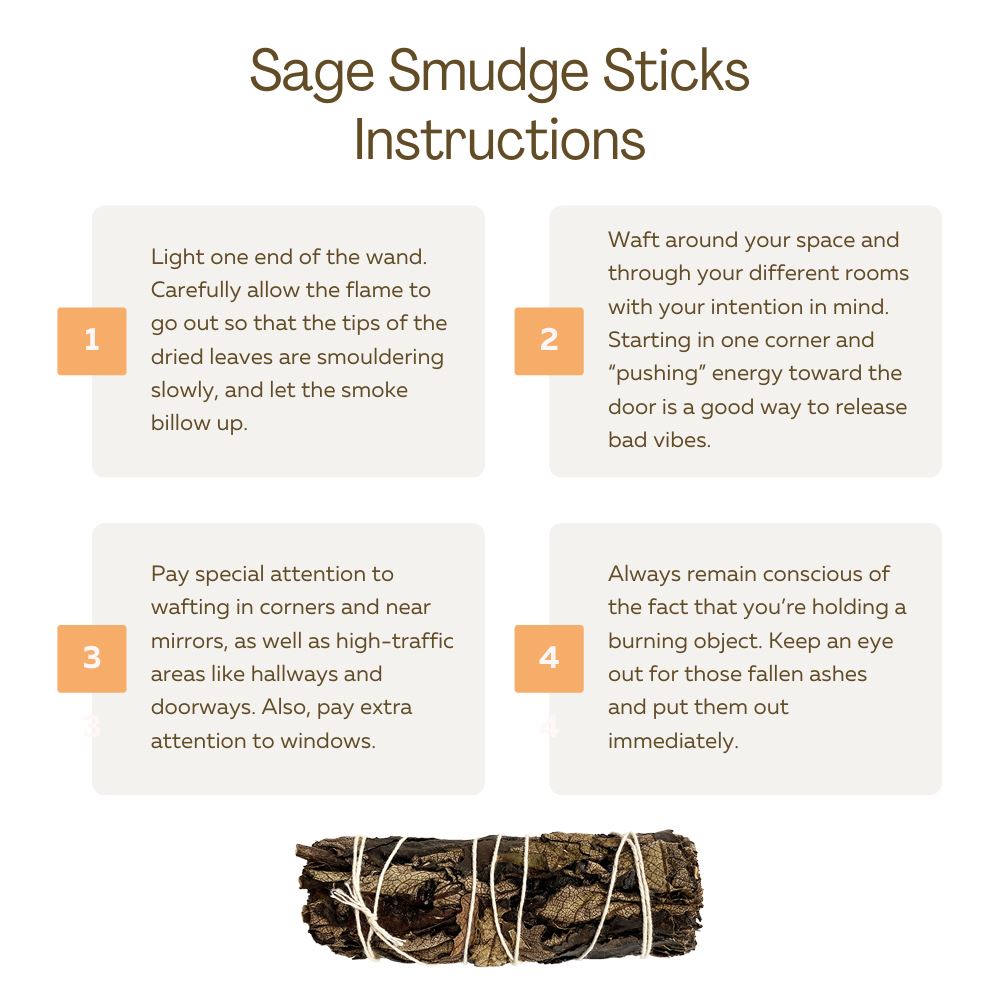 Smudge Sticks, Pack of 10