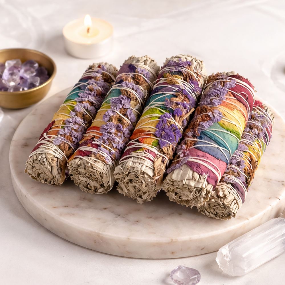 Floral Smudge Sticks 4"