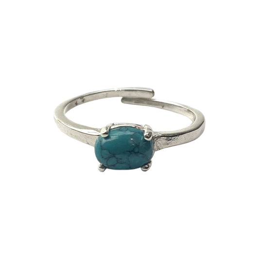 Silver-Plated Adjustable Ring (#29)