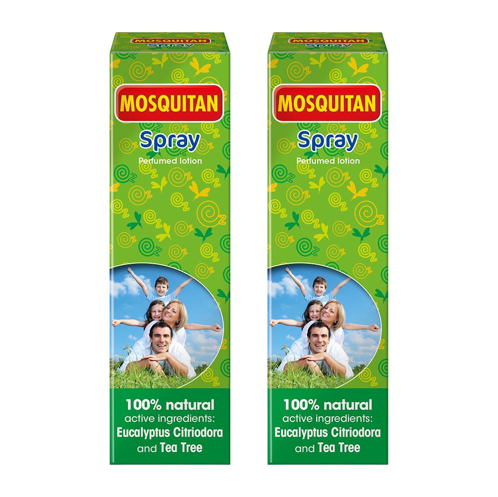 Mosquitan Spray Anti-Mosquito, 100ml, Pack of 2