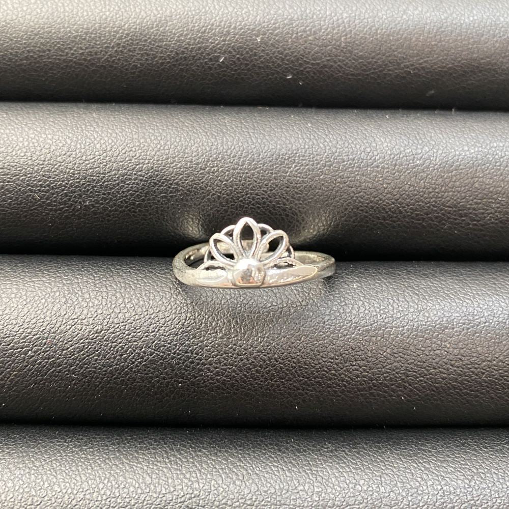 Silver-Plated Adjustable Ring (#63)