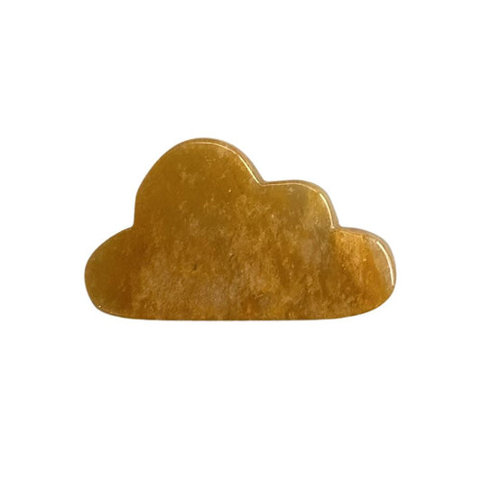 Crystal Cloud, 5x3x0.5cm, Yellow Aventurine