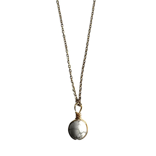 Halo Gemstone Pendant, Sphere