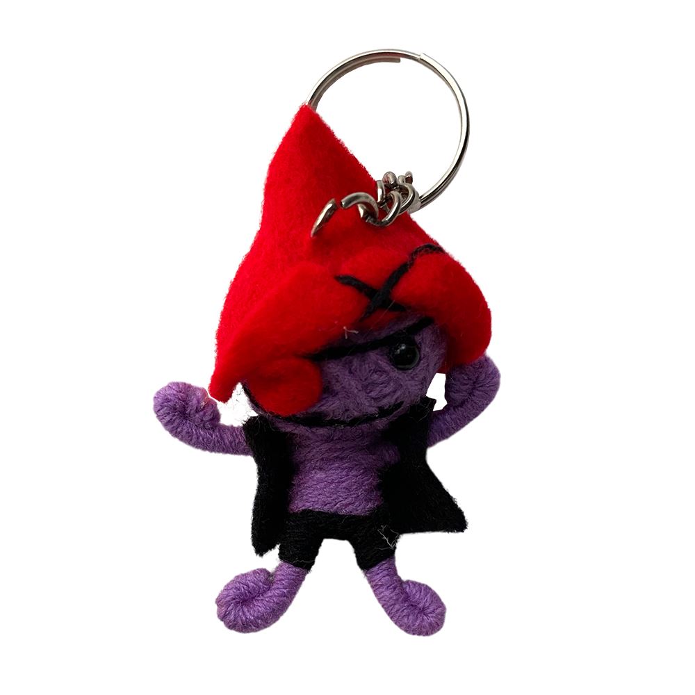 Voodoo String Doll Keychain, 7cm