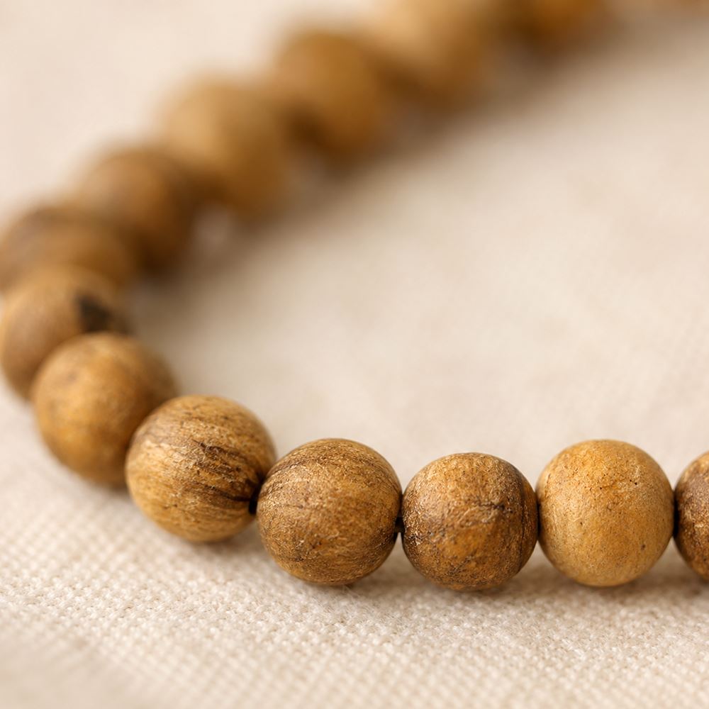 Palo Santo Wood Bracelet for Kids, 6mm Beads