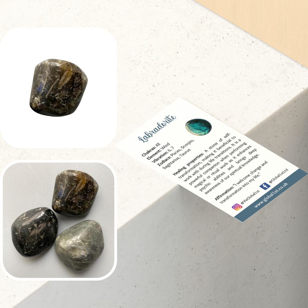 Tumbled Crystals, Pack of 12