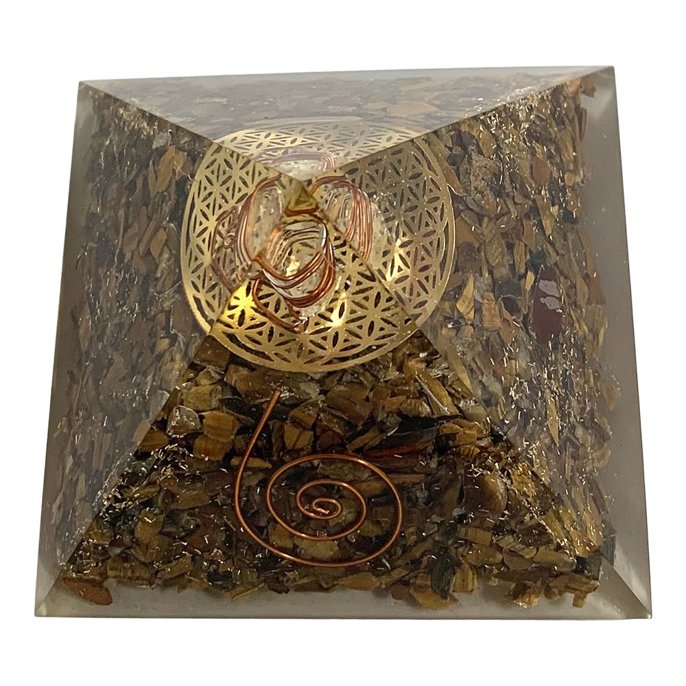 Orgone Reiki Healing Pyramid, 7.5cm