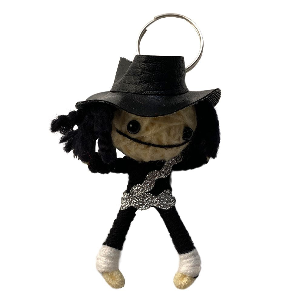 Voodoo String Doll Keychain, 7cm