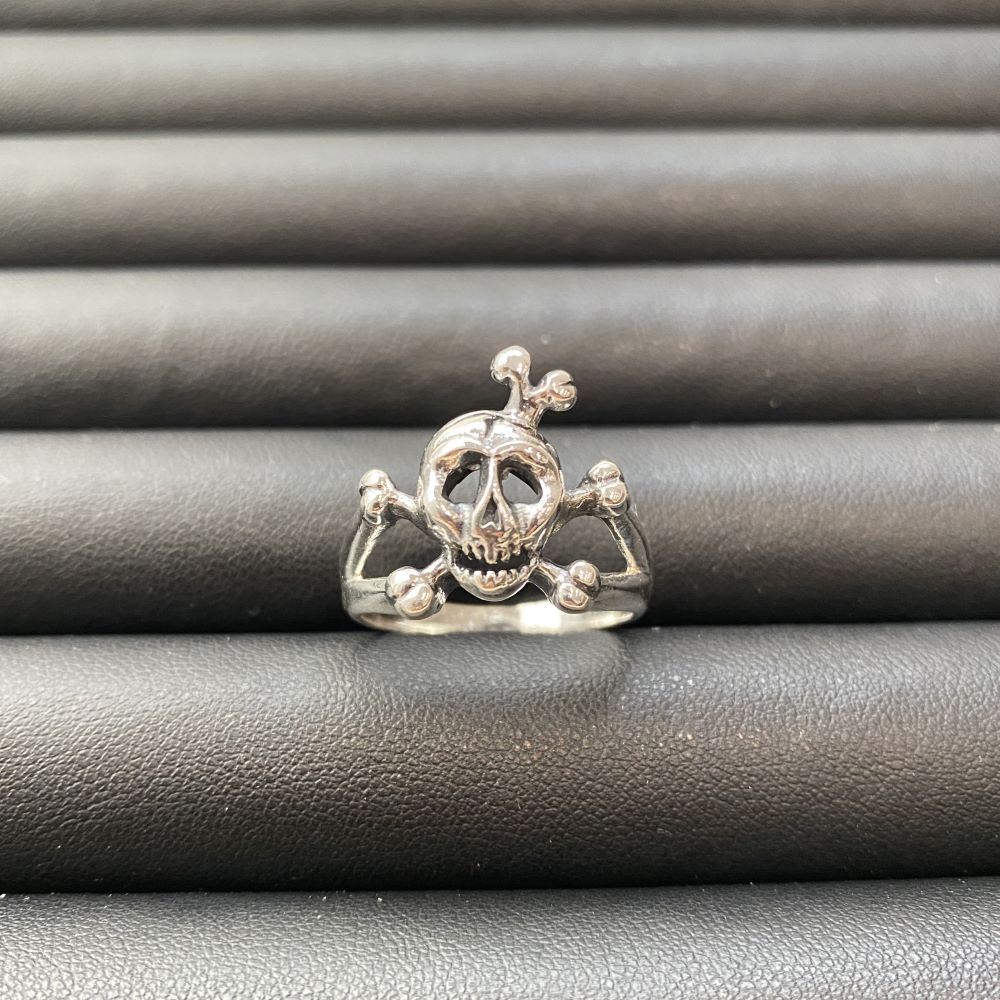 Silver-Plated Gothic Ring (#49)
