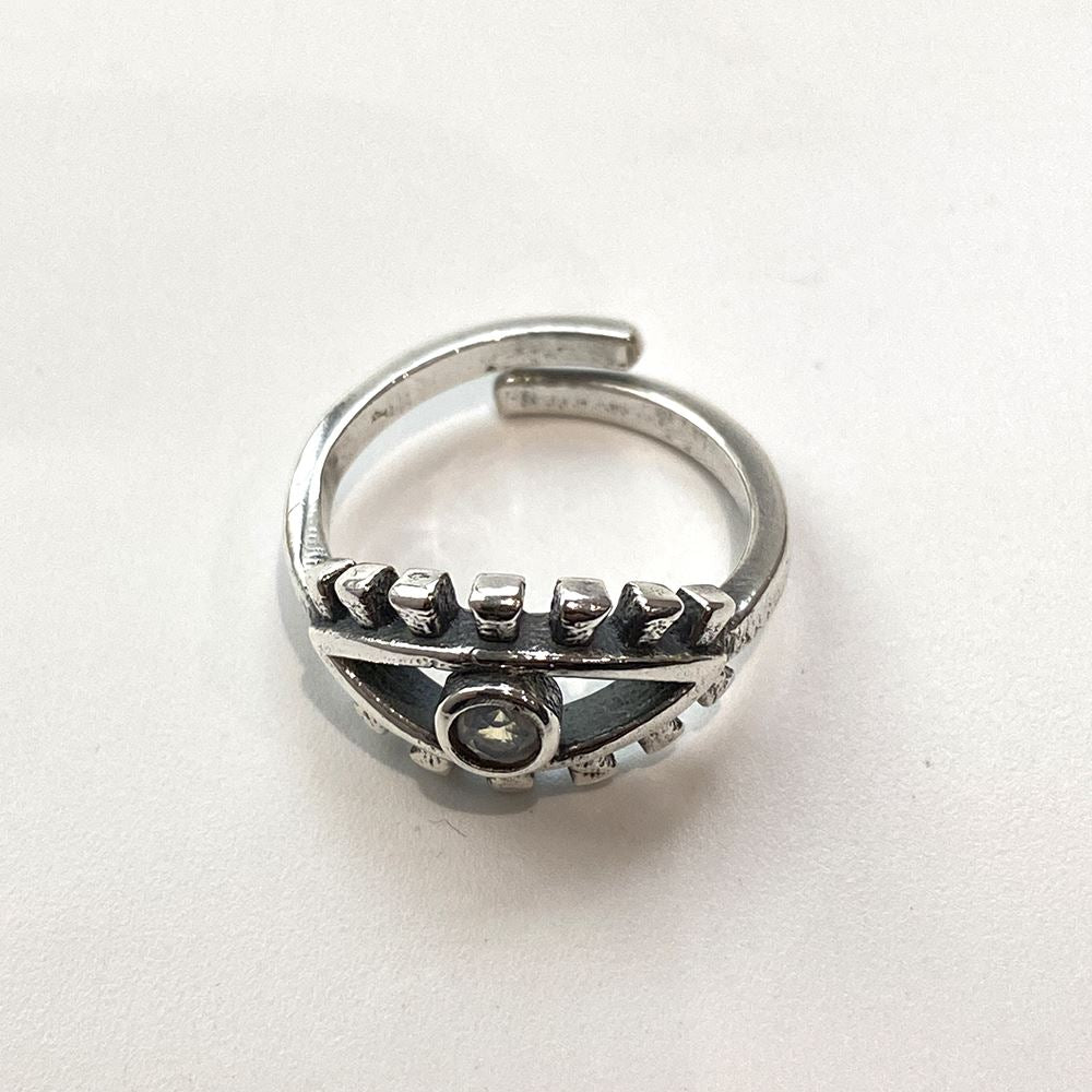 Silver-Plated Adjustable Ring (#37)