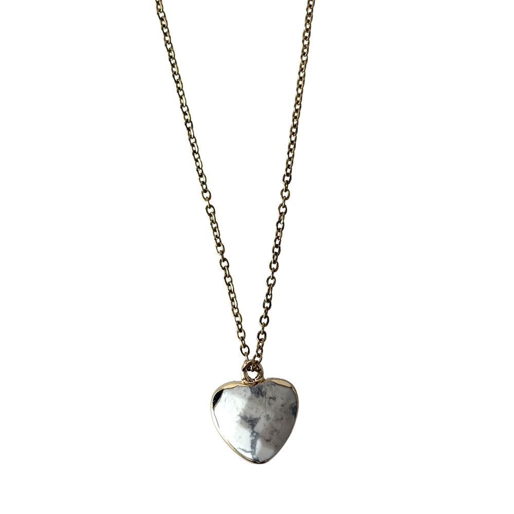 Halo Gemstone Pendant, Heart