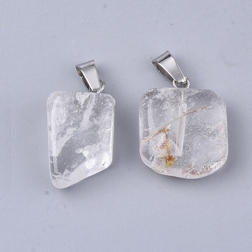 Tumbled Pendant, 3.5x2cm