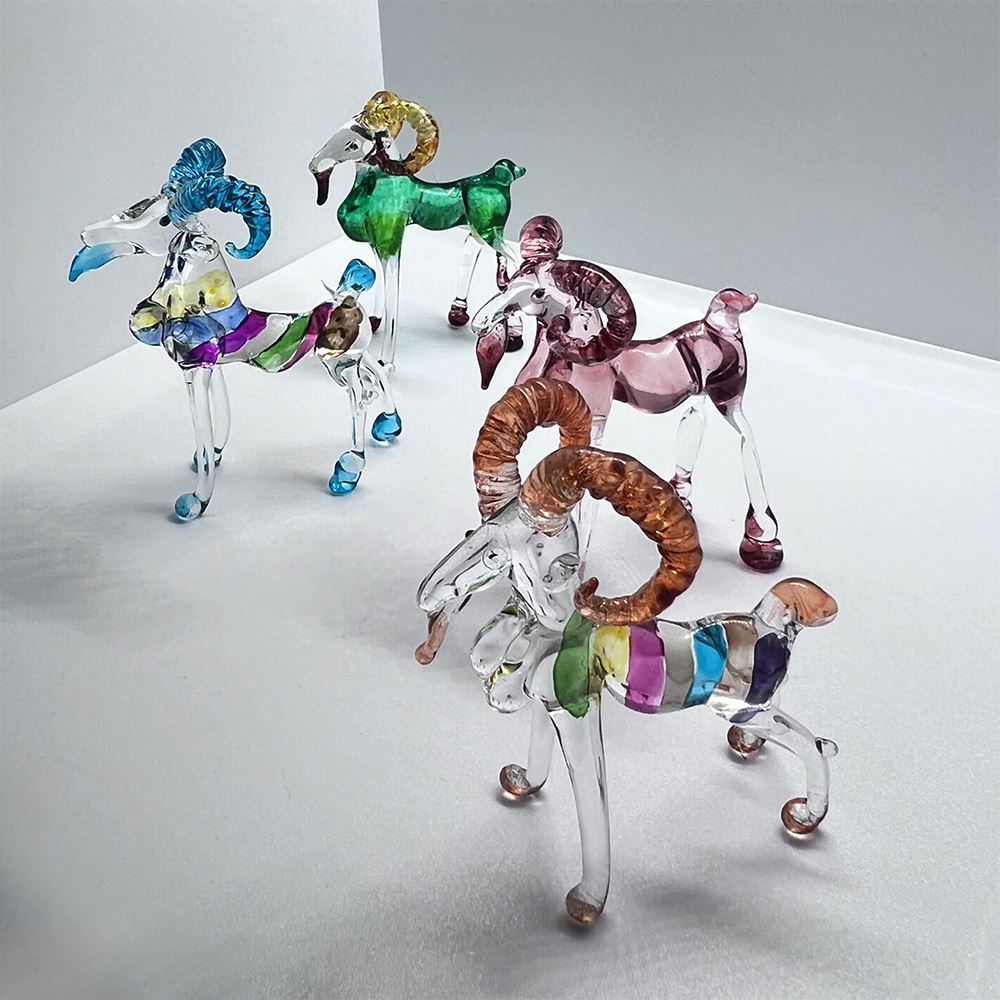 Hand-Blown Glass Sculpture