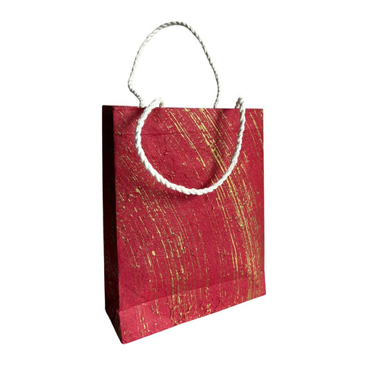 Mulberry Paper Gift Bag, Assorted Luxe Pattern, 15x19x5.5cm, Pack of 10