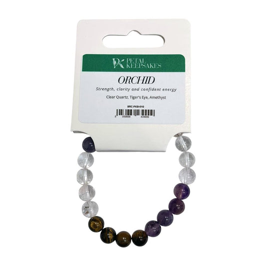 Petal Keepsakes Gemstone Bracelet, Orchid