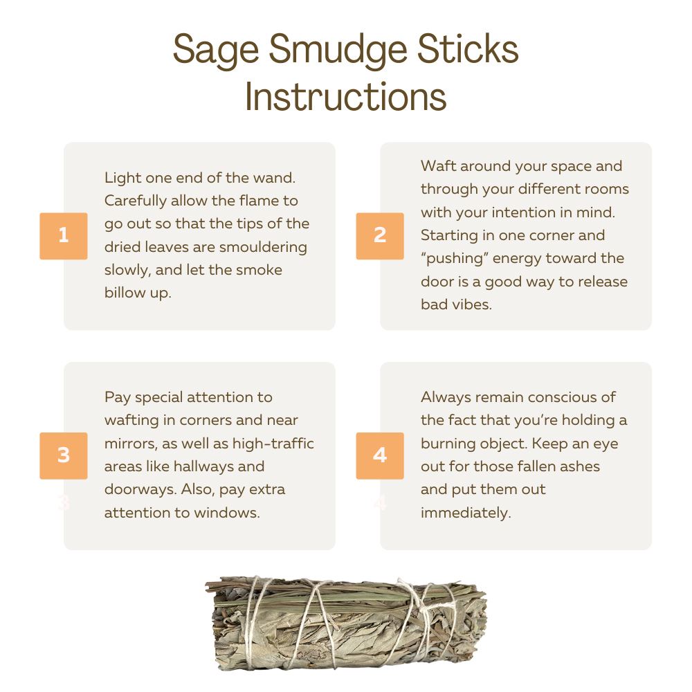 Smudge Sticks, Pack of 10