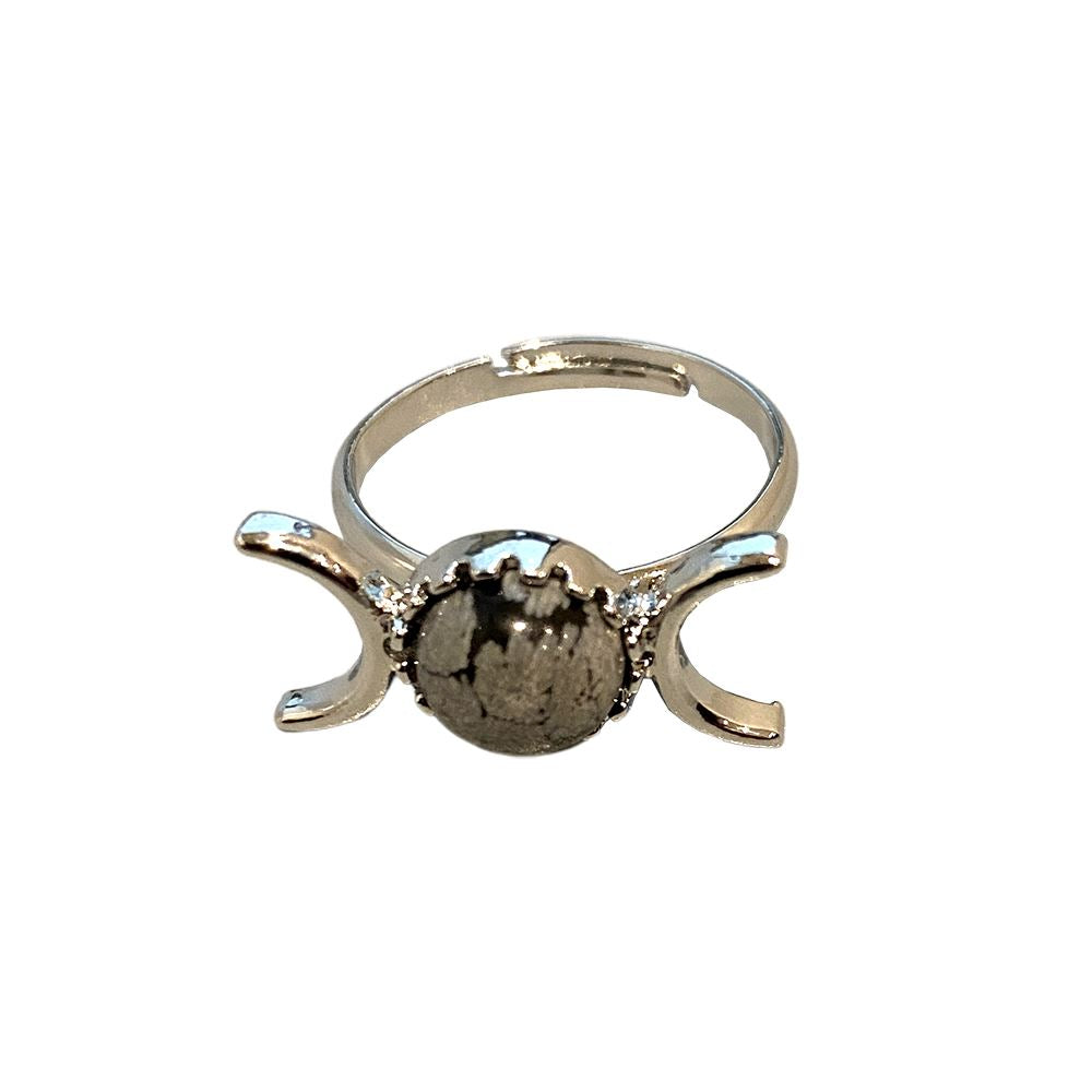 Adjustable Ring, 0.5cm Gemstone