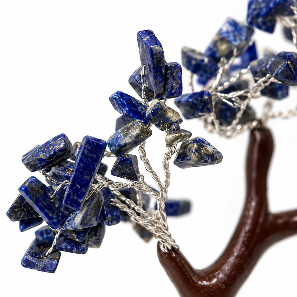 Gemstone Tree, 100 Beads, 18cm, Lapis Lazuli
