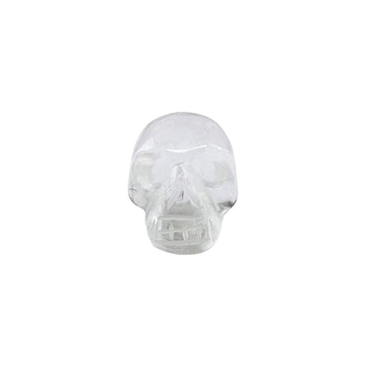 Crystal Skull Head, 2cm, Clear Quartz