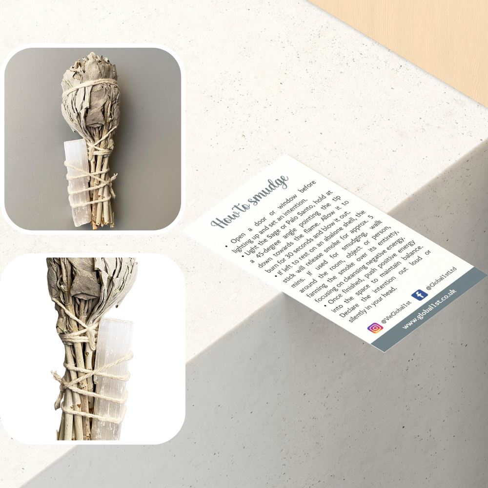 Natural Smudge Sticks 4"