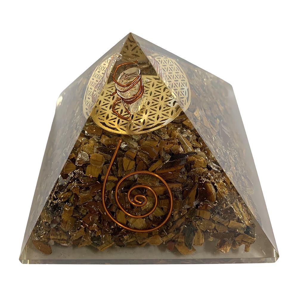 Orgone Reiki Healing Pyramid, 7.5cm
