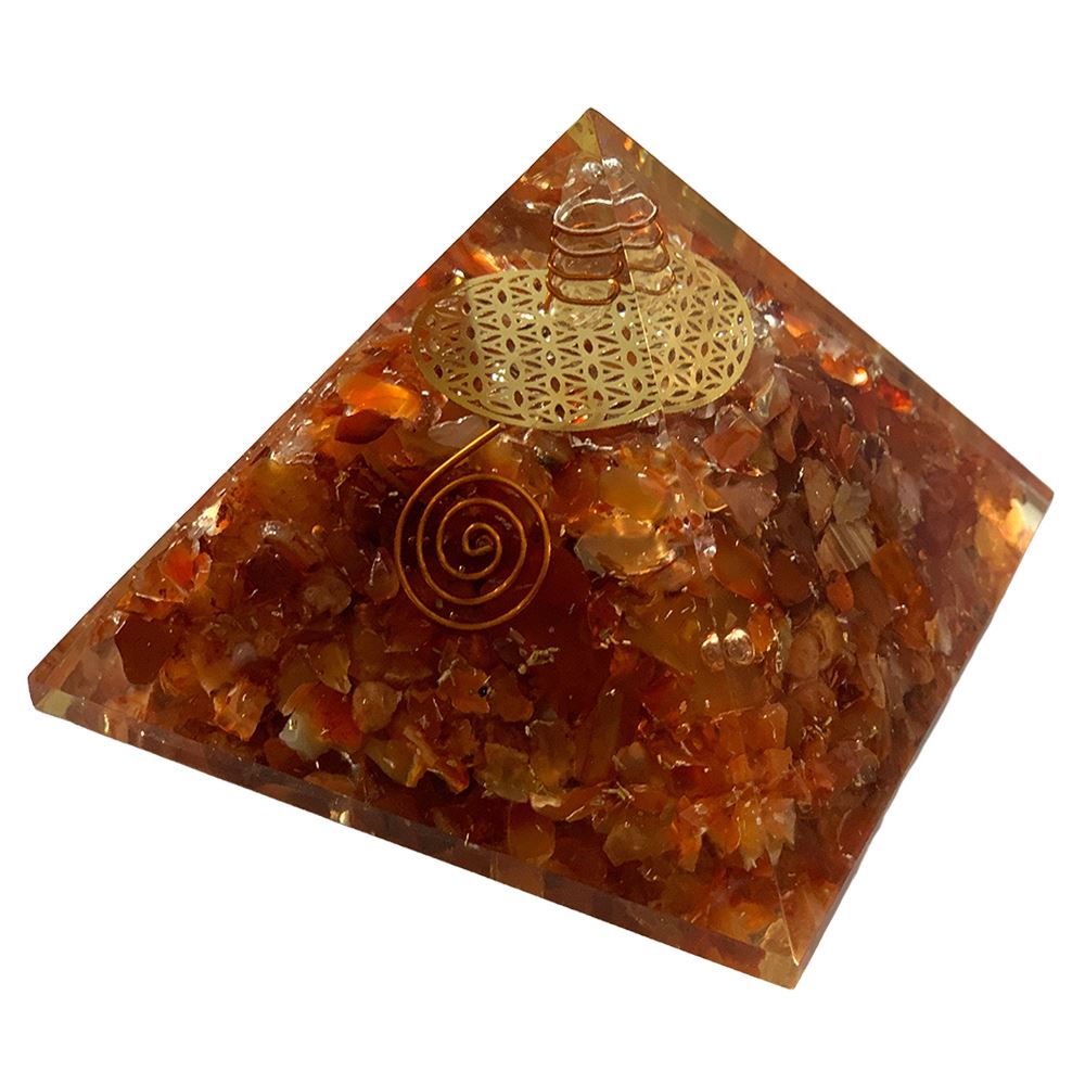 Orgone Reiki Healing Pyramid, 7.5cm