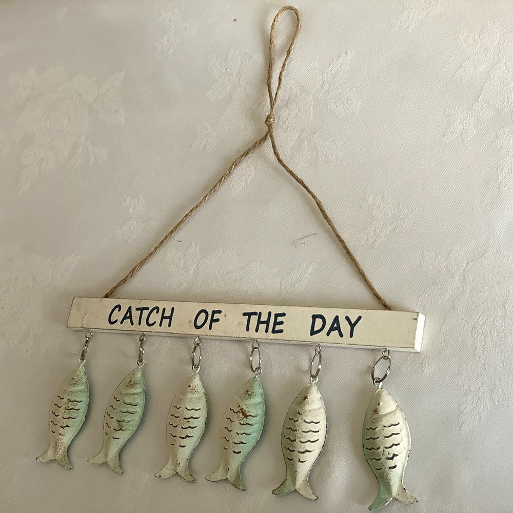 "Catch of the Day" Fish Hanger, 25cm