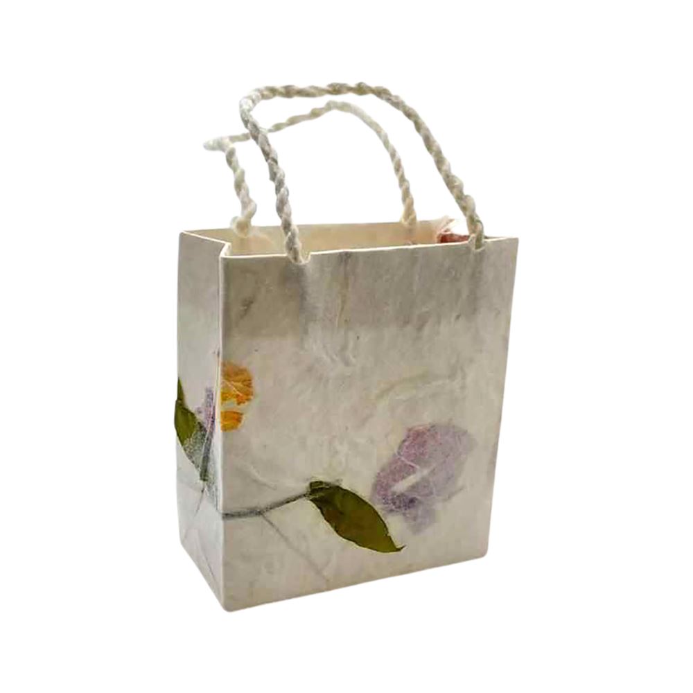 Mulberry Paper Gift Bag, 6x7x3cm, Pack of 10
