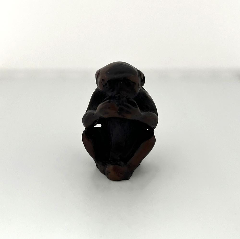 Speak No Evil Monkey Figurine, 4cm