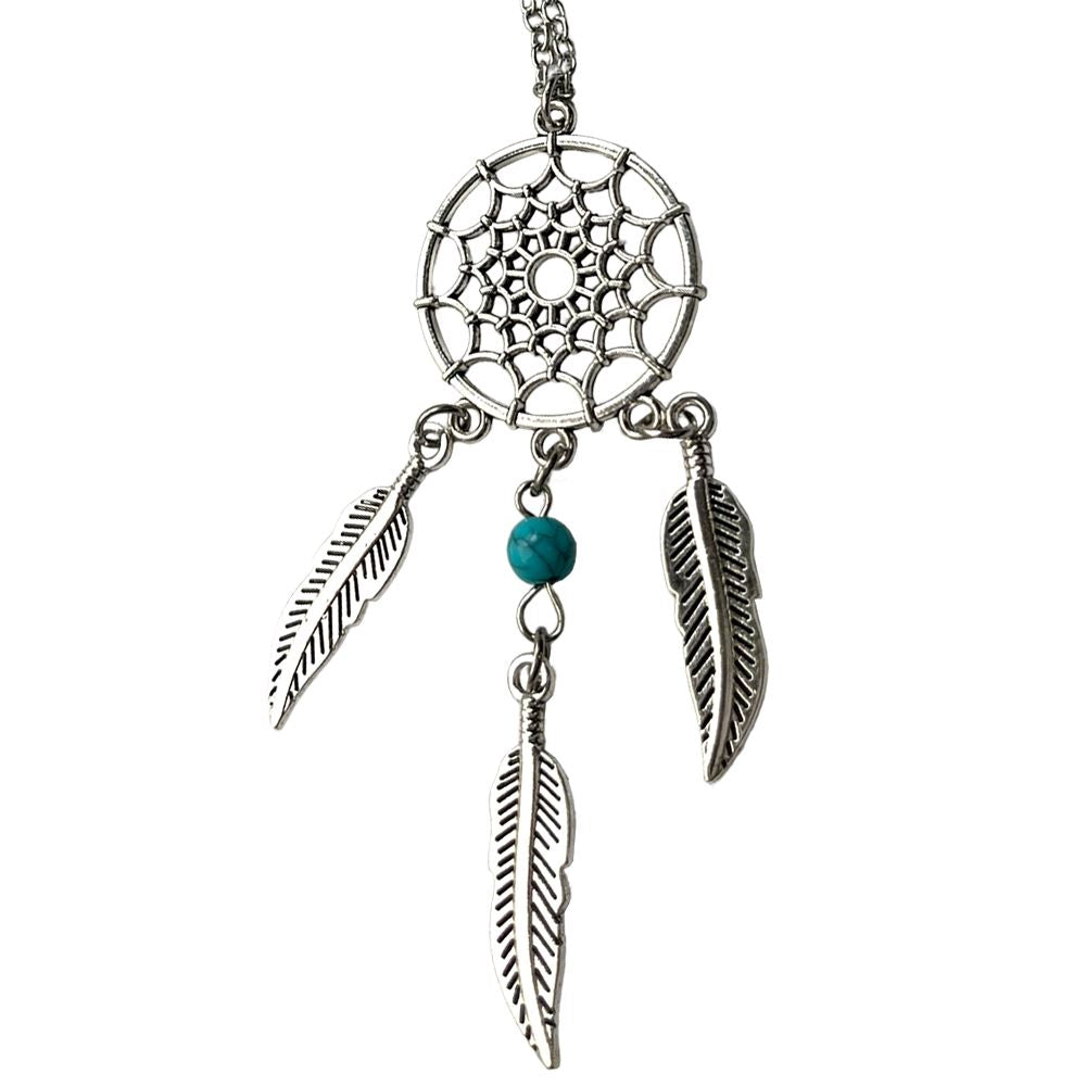 Dreamcatcher Pendant, Turquoise