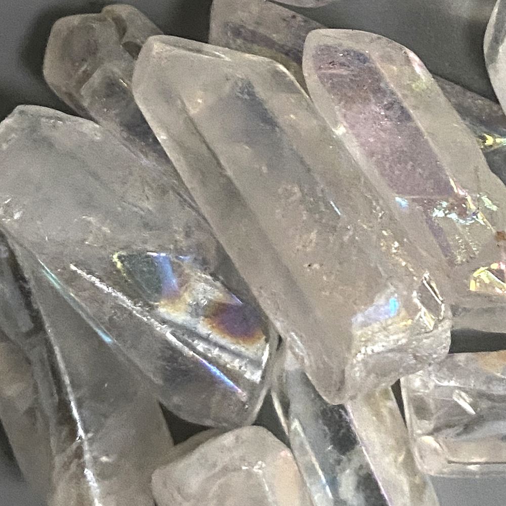Electroplated Quartz Points, 2-3cm, Single