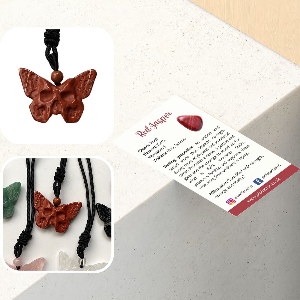 Butterfly & Skull Pendant