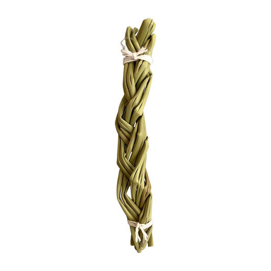 Smudge Stick, Braided Sweet Grass, 4"