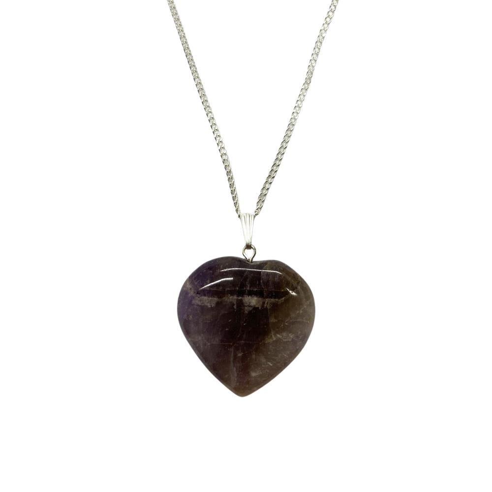 Crystal Heart Pendant, 3cm