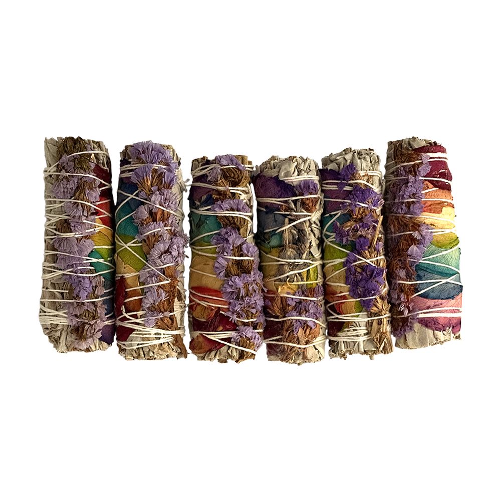 Floral Smudge Sticks 4"
