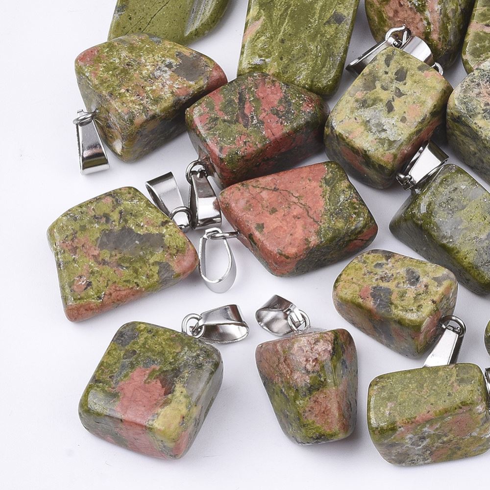 Tumbled Pendant, 3.5x2cm