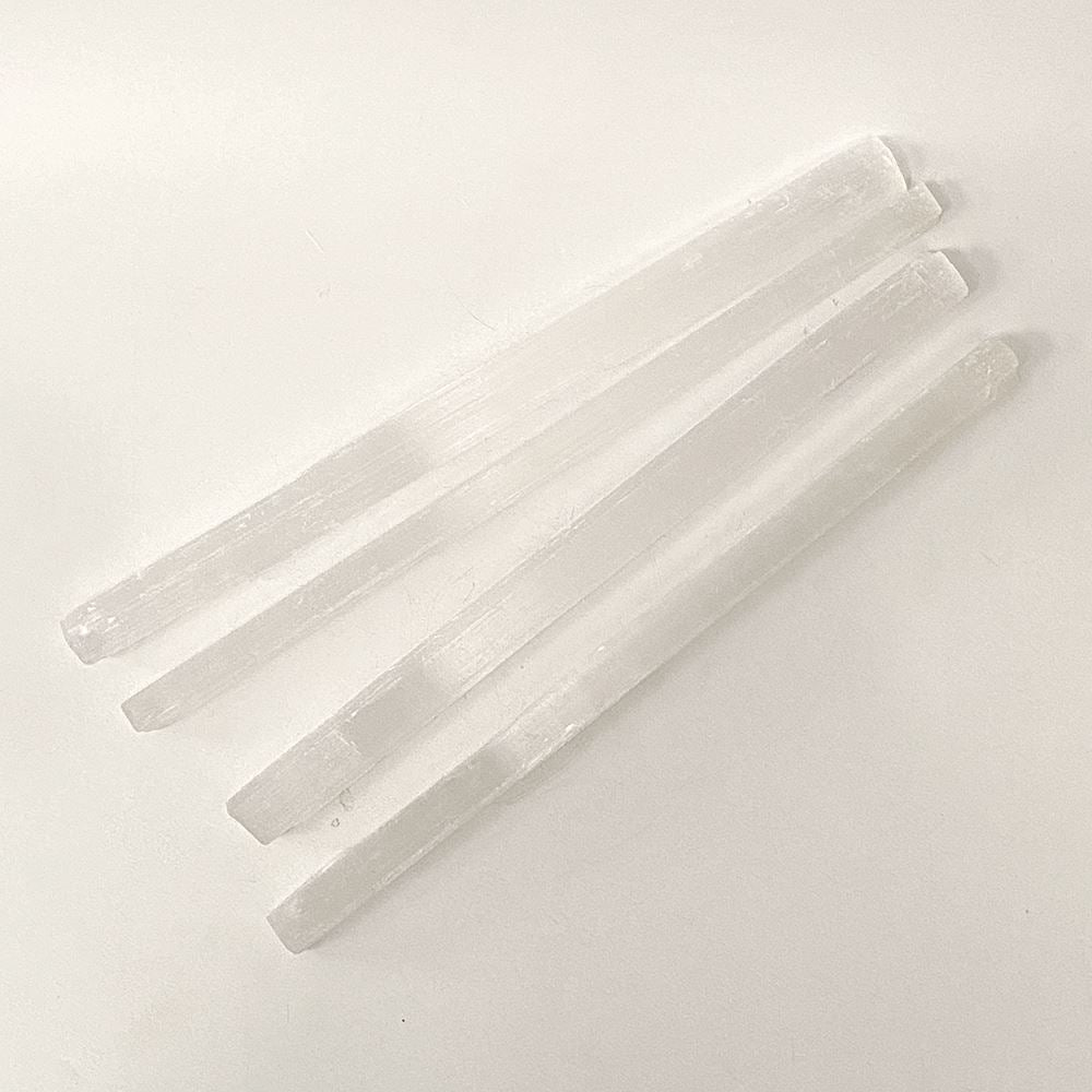 Selenite Wand, Flat Stick, 35cm