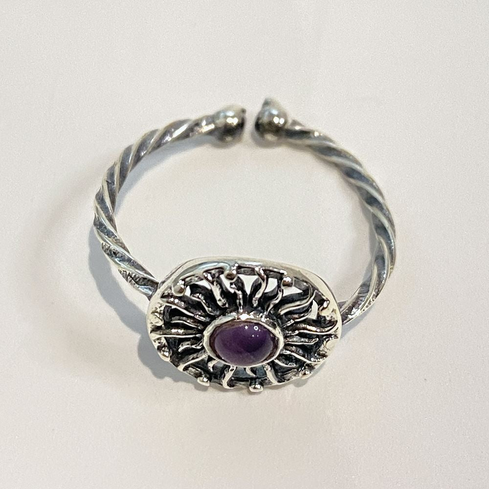 Silver-Plated Adjustable Ring (#45)