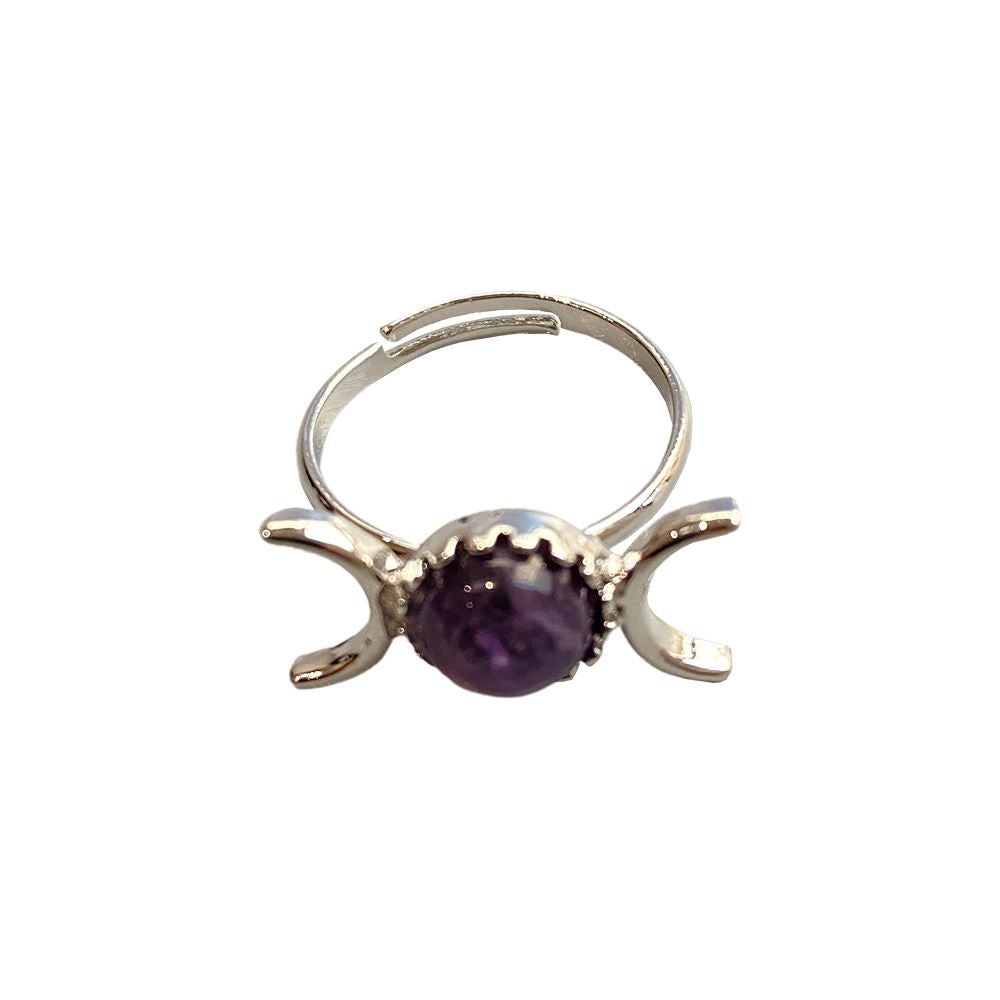 Adjustable Ring, 0.5cm Gemstone