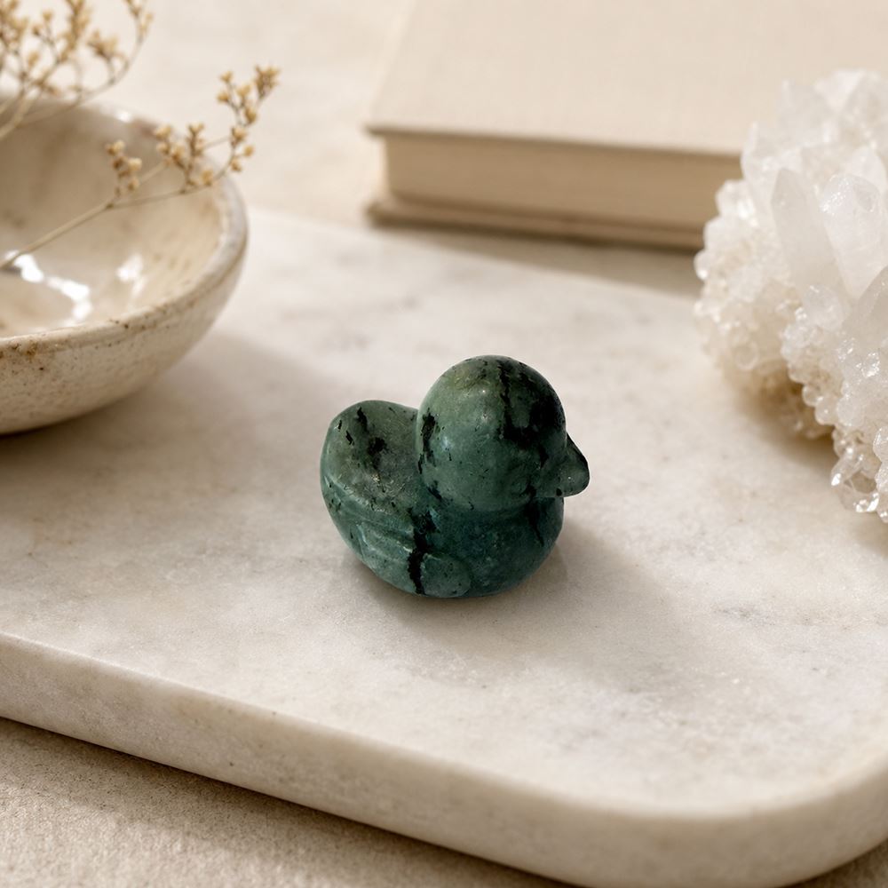 Gemstone Duck, 3x2.5x2cm