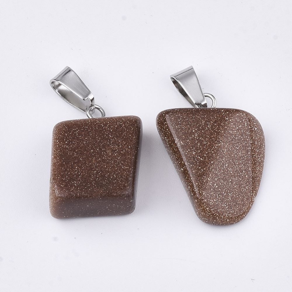 Tumbled Pendant, 3.5x2cm