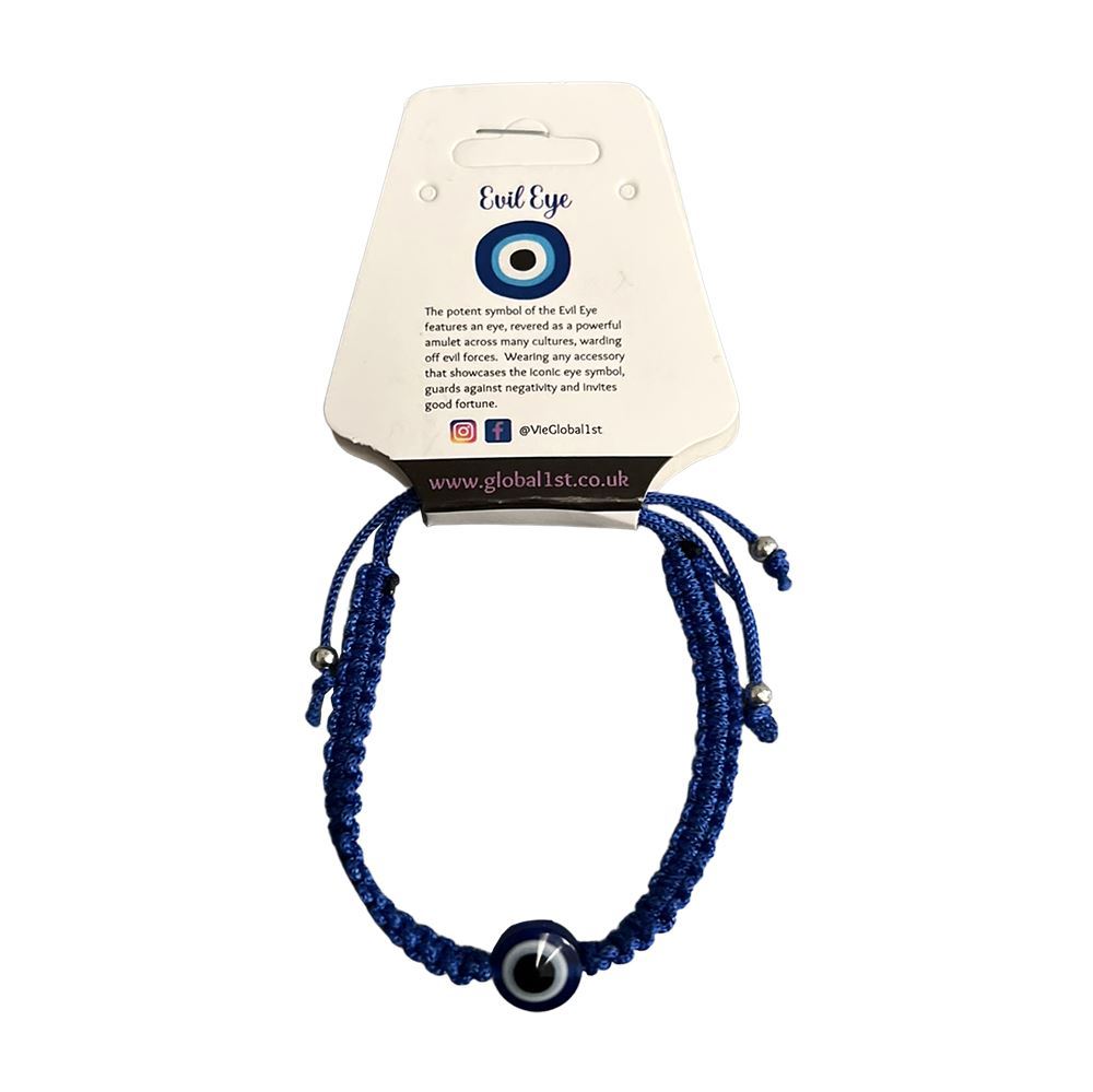 Evil Eye Ethnic Style Cotton Thread Bracelet