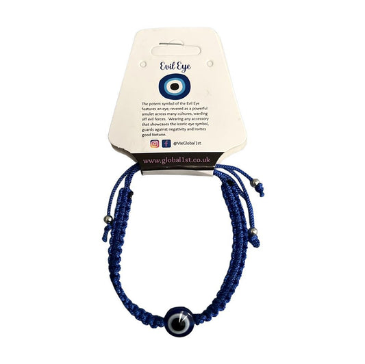 Evil Eye Ethnic Style Cotton Thread Bracelet