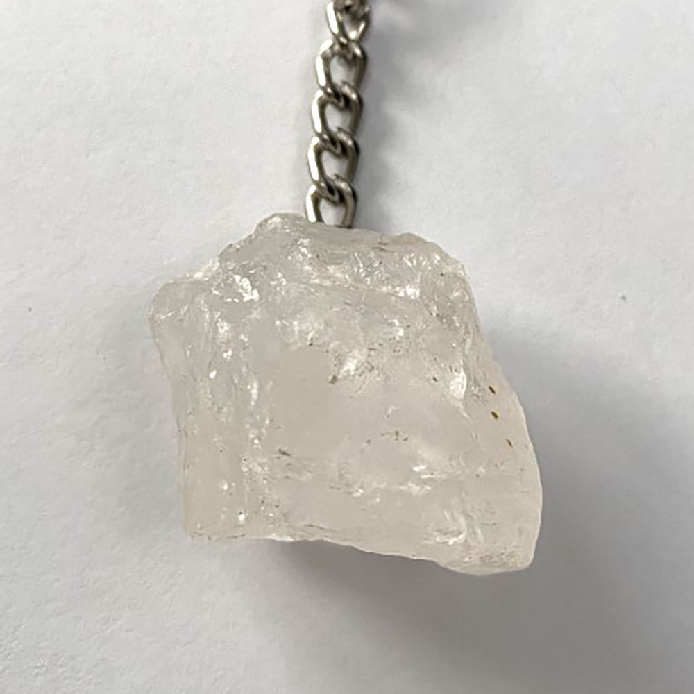 Raw Rough Cut Keychain, 9x3x3cm