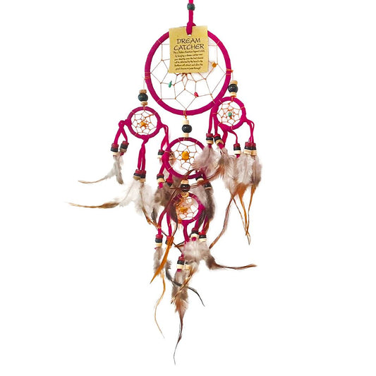 Dream Catcher, 9cm Ring with 4 Smaller Rings