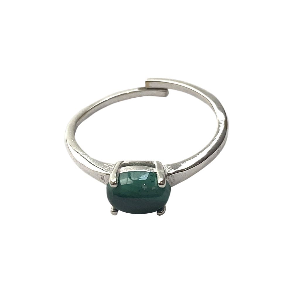 Silver-Plated Adjustable Ring (#29)
