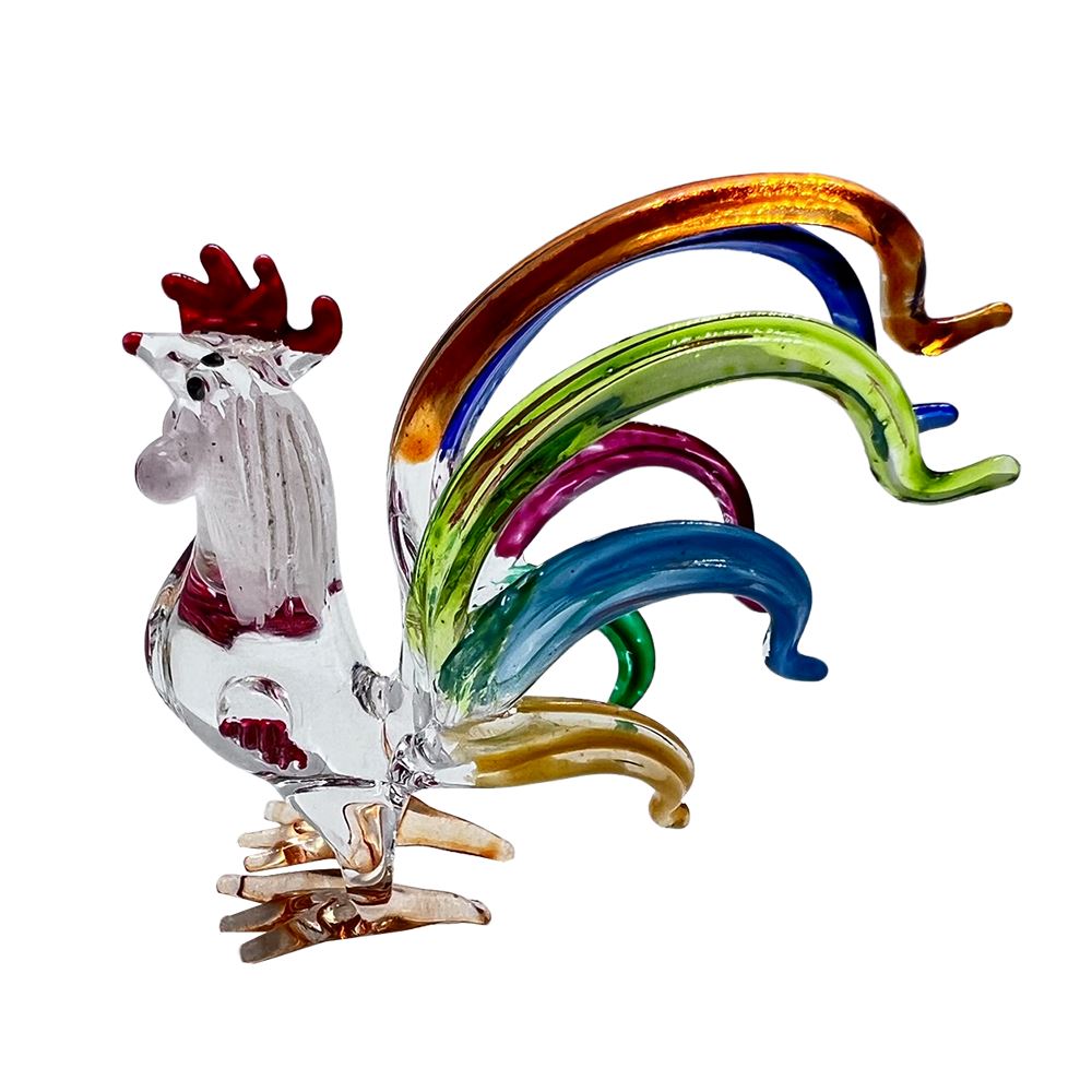 Hand-Blown Glass Sculpture