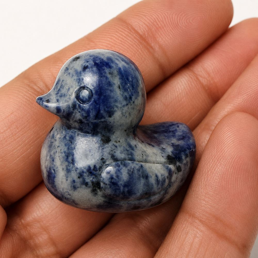 Gemstone Duck, 3x2.5x2cm